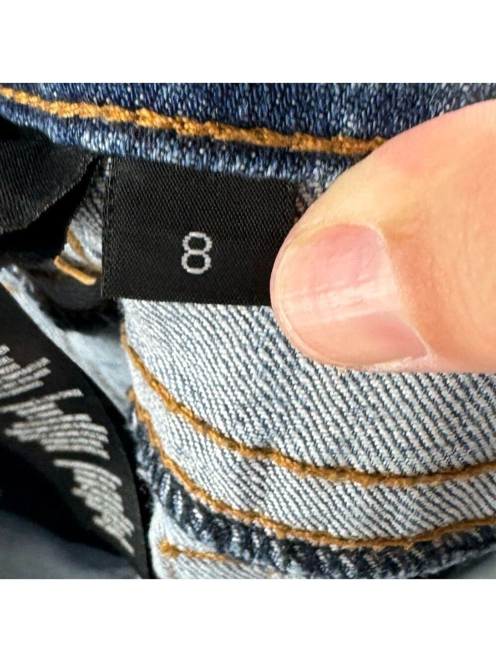 Harley Davidson Mid Rise Straight Leg Jeans - Picture 7 of 8